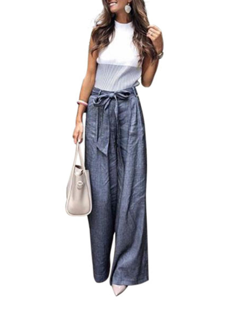 Loose Casual Trousers Wide-Leg Pants