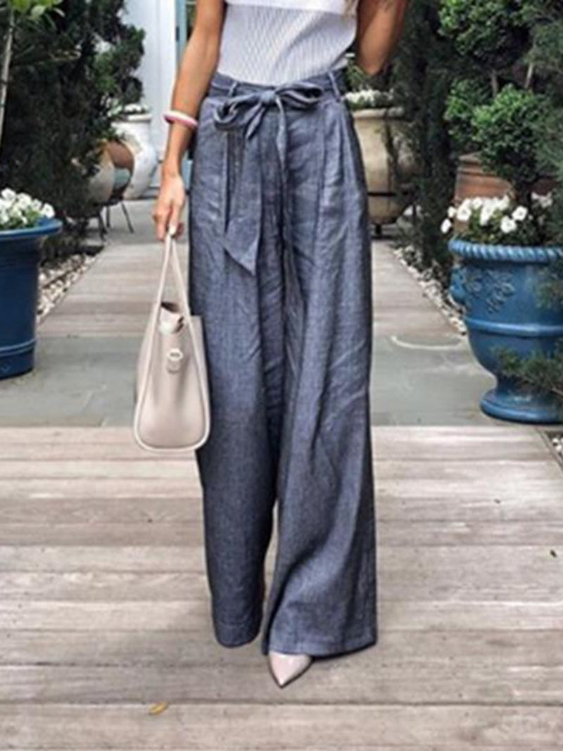 Loose Casual Trousers Wide-Leg Pants
